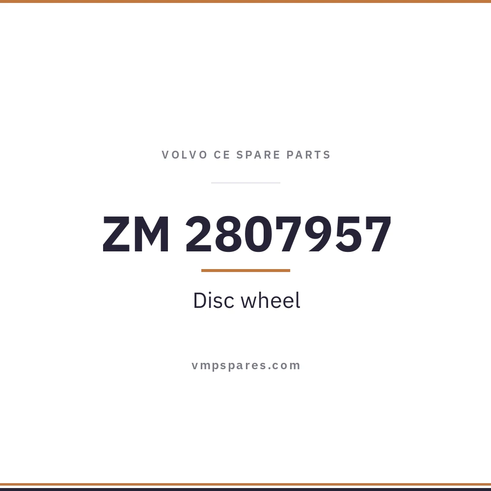 ZM 2807957 – Disc wheel