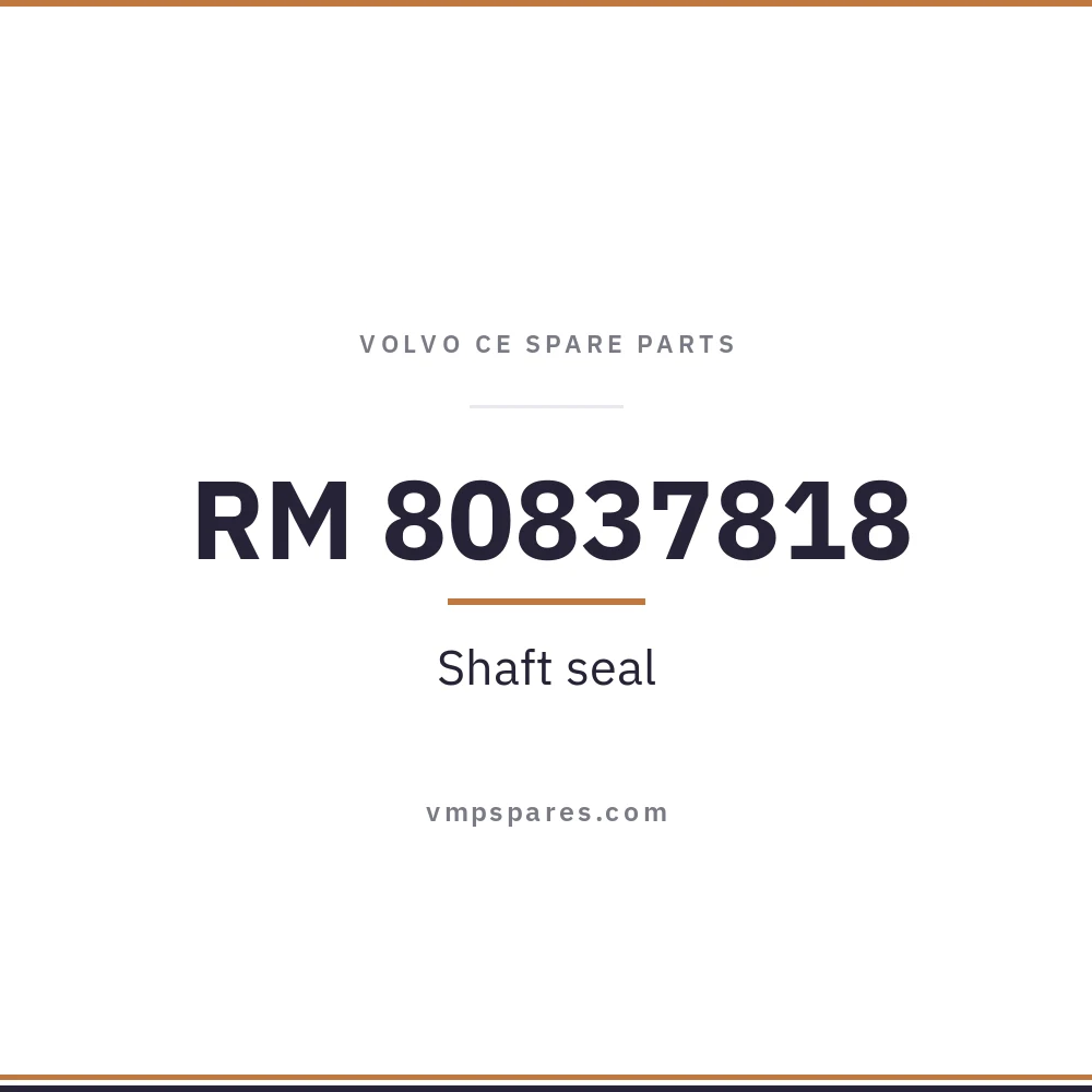 RM 80837818 – Shaft seal