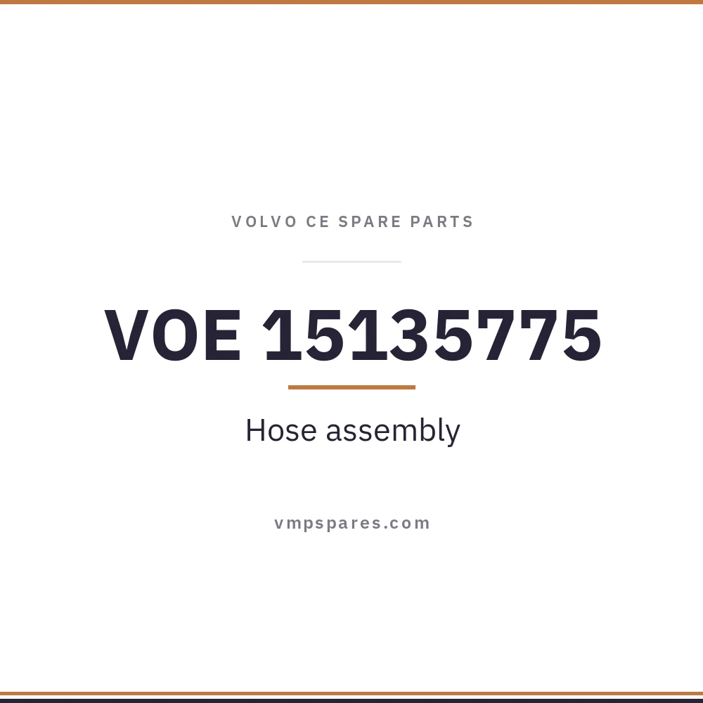 VOE 15135775 – Hose assembly
