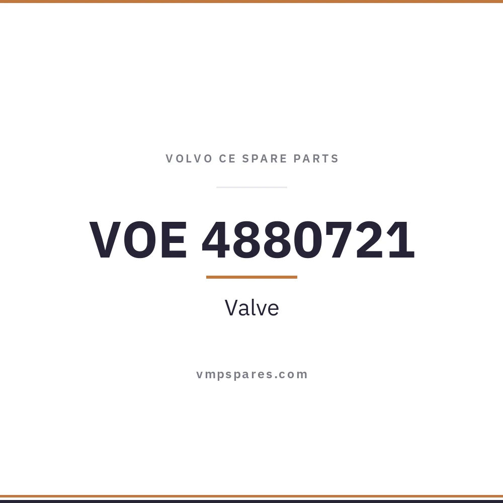 VOE 4880721 – Valve