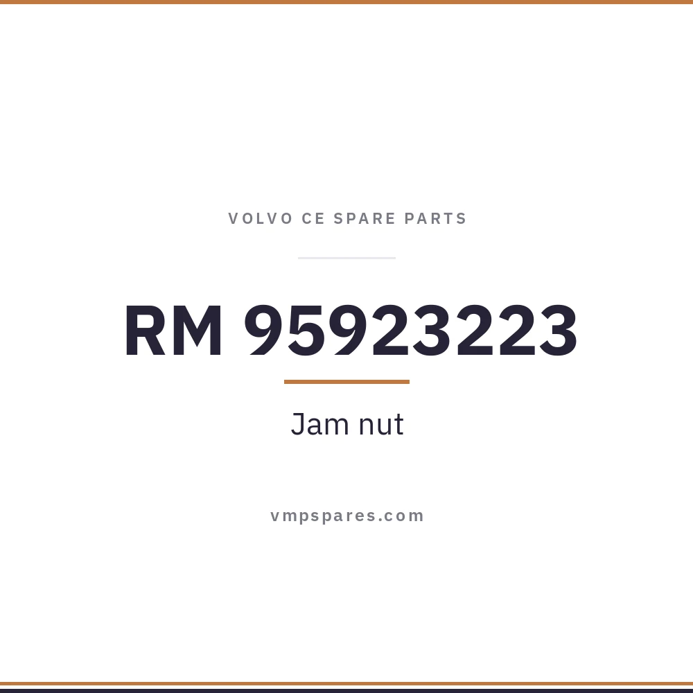 RM 95923223 – Jam nut