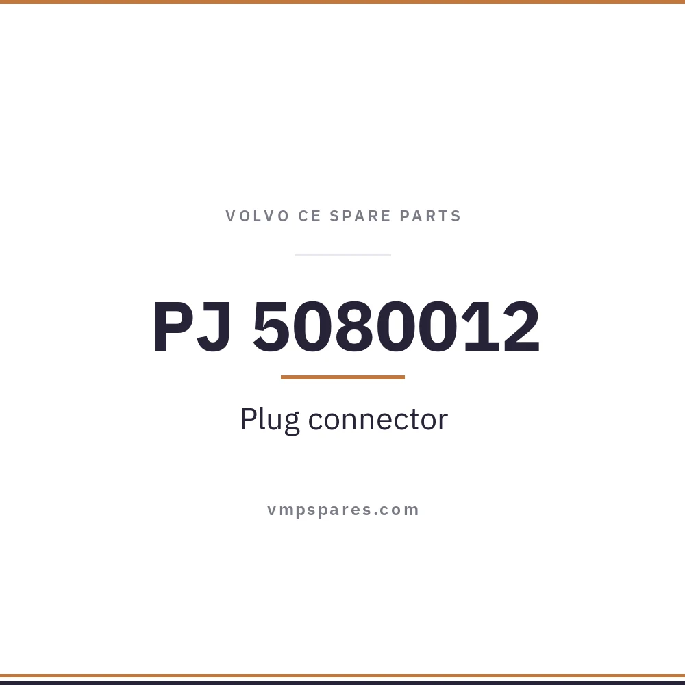 PJ 5080012 – Plug connector