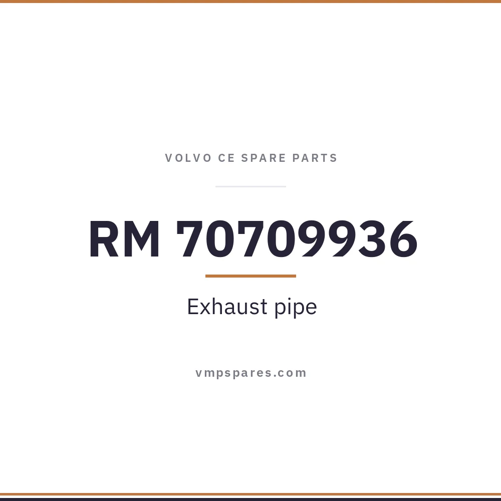 RM 70709936 – Exhaust pipe