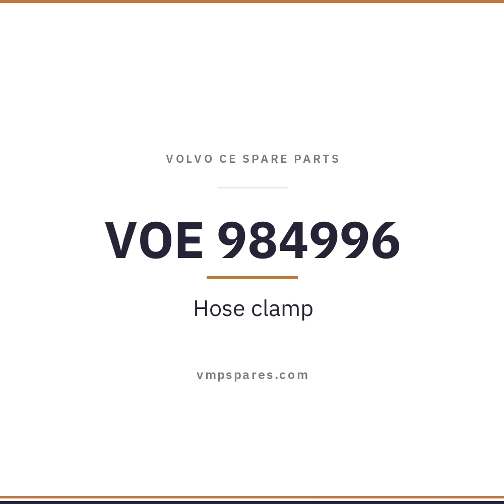 VOE 984996 – Hose clamp