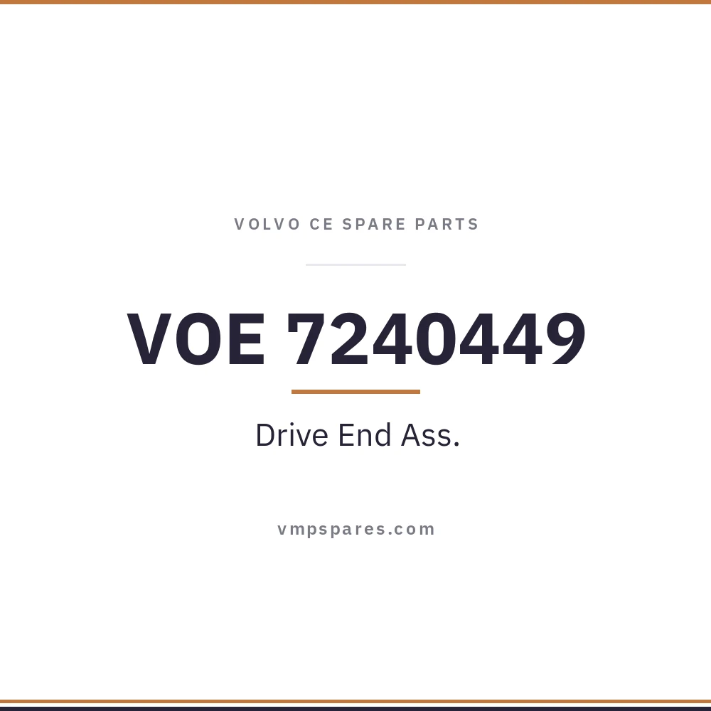 VOE 7240449 – Drive End Ass.