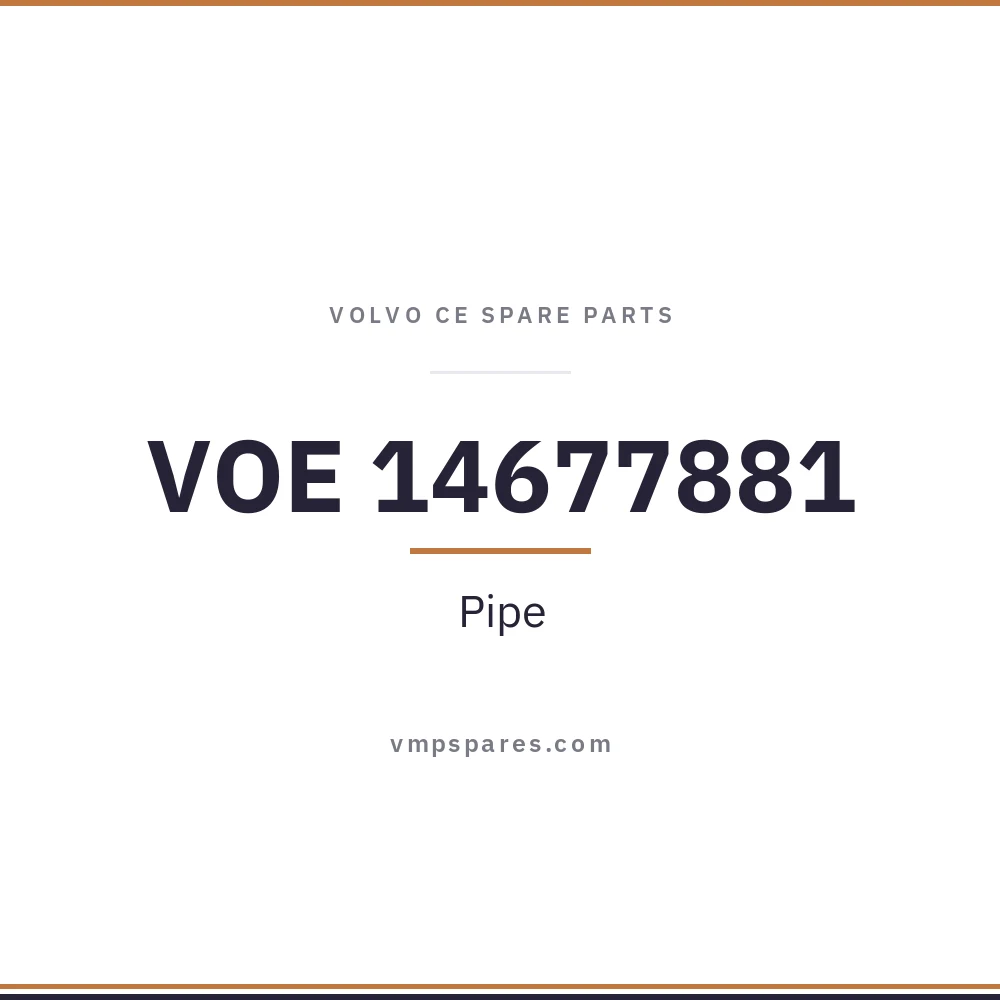 VOE 14677881 – Pipe