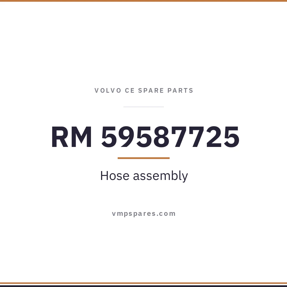 RM 59587725 – Hose assembly