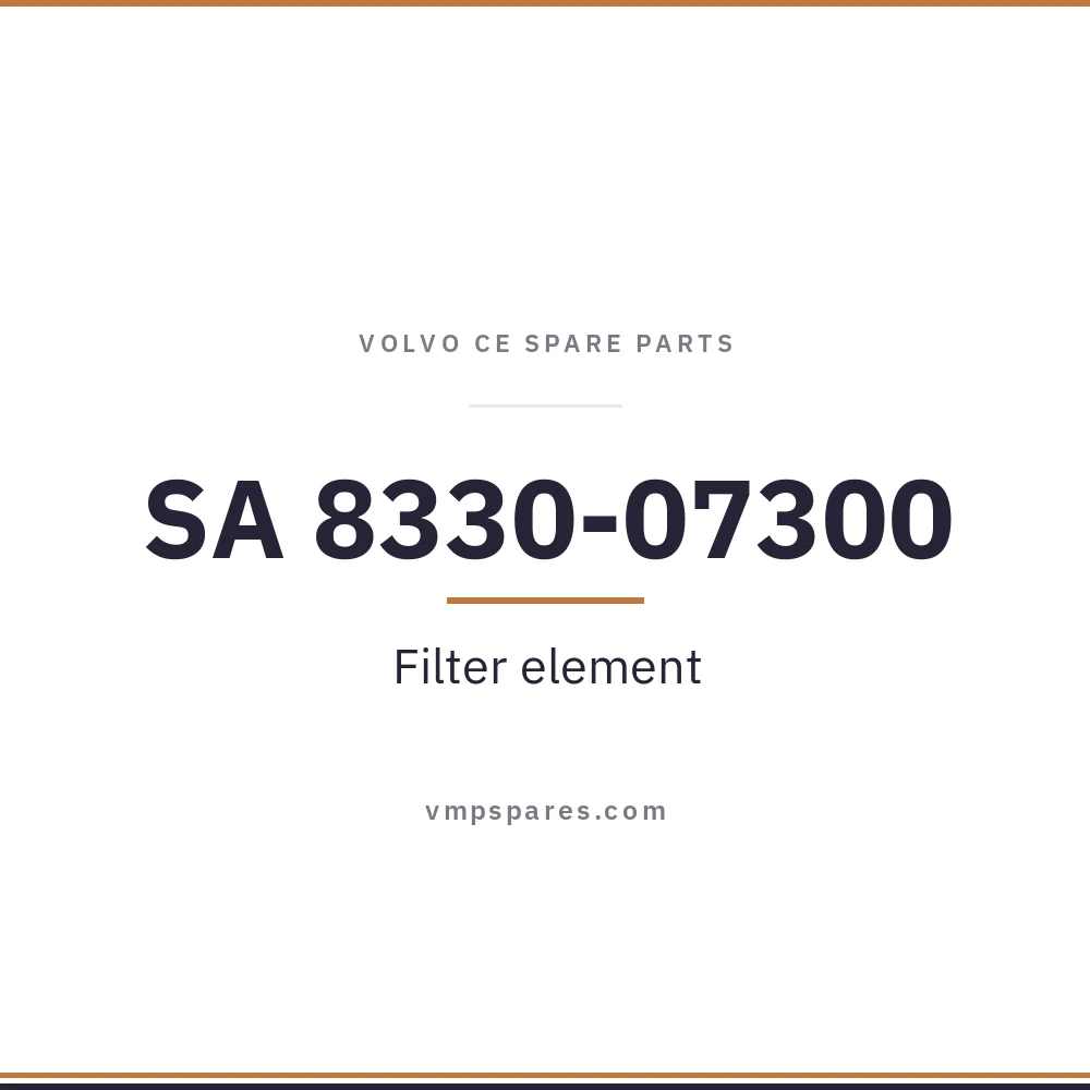 SA 8330-07300 – Filter element