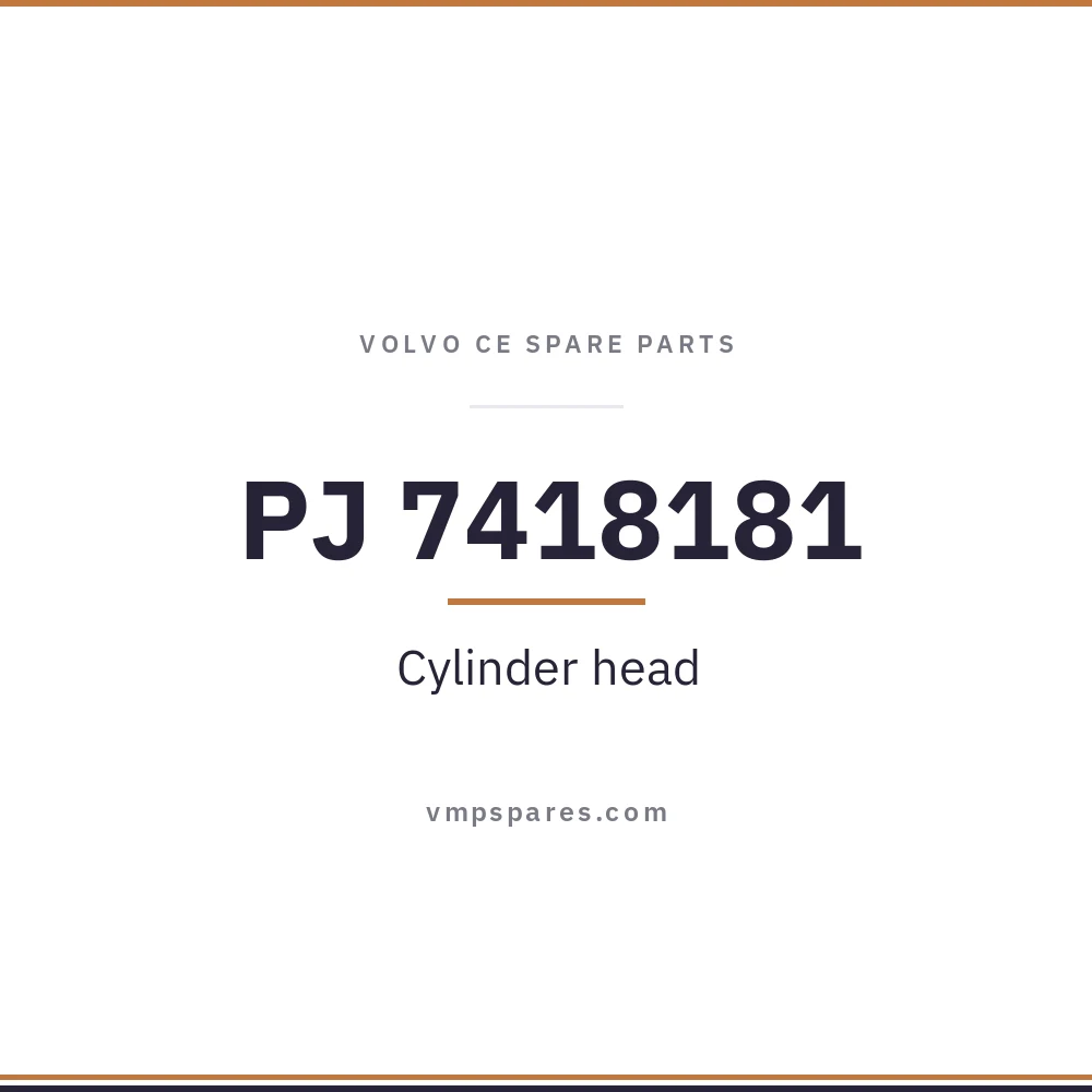 PJ 7418181 – Cylinder head