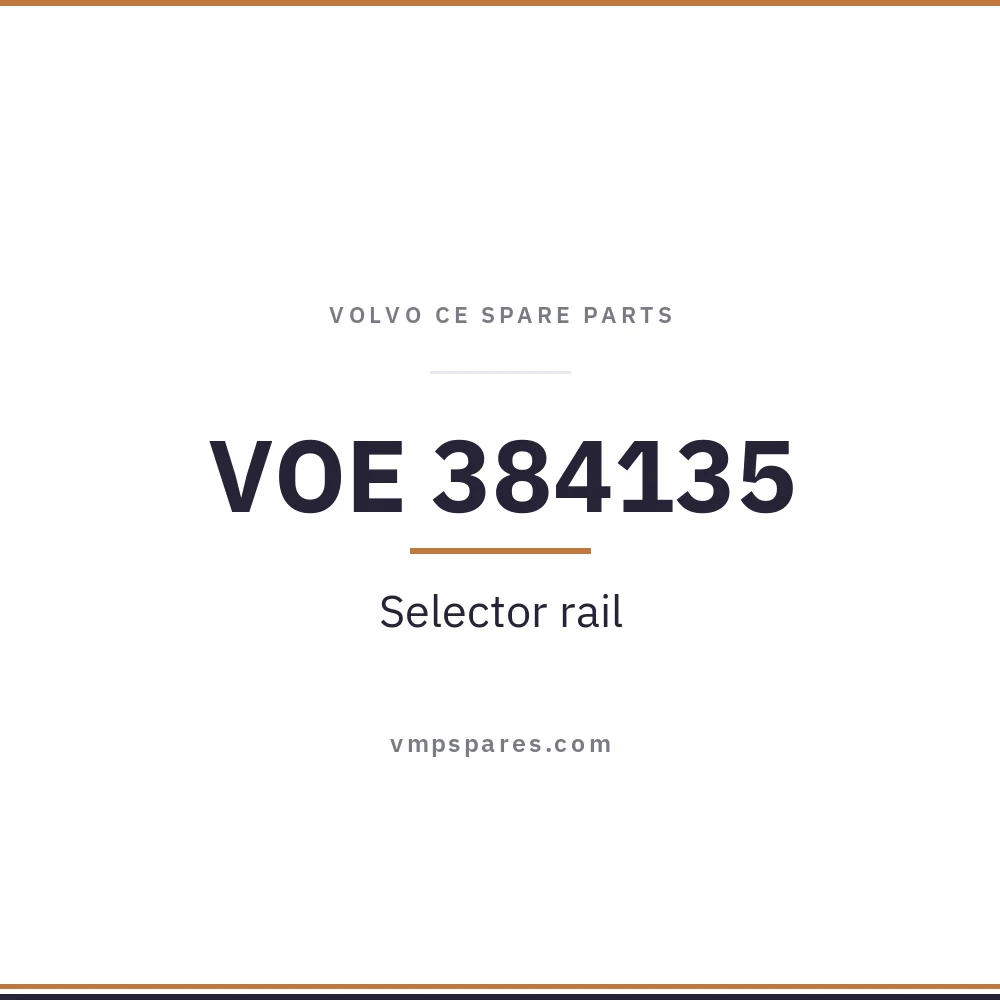 VOE 384135 – Selector rail