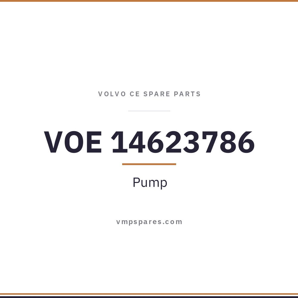 VOE 14623786 – Pump