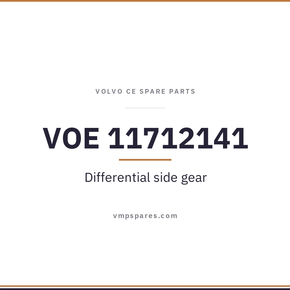 VOE 11712141 – Differential side gear