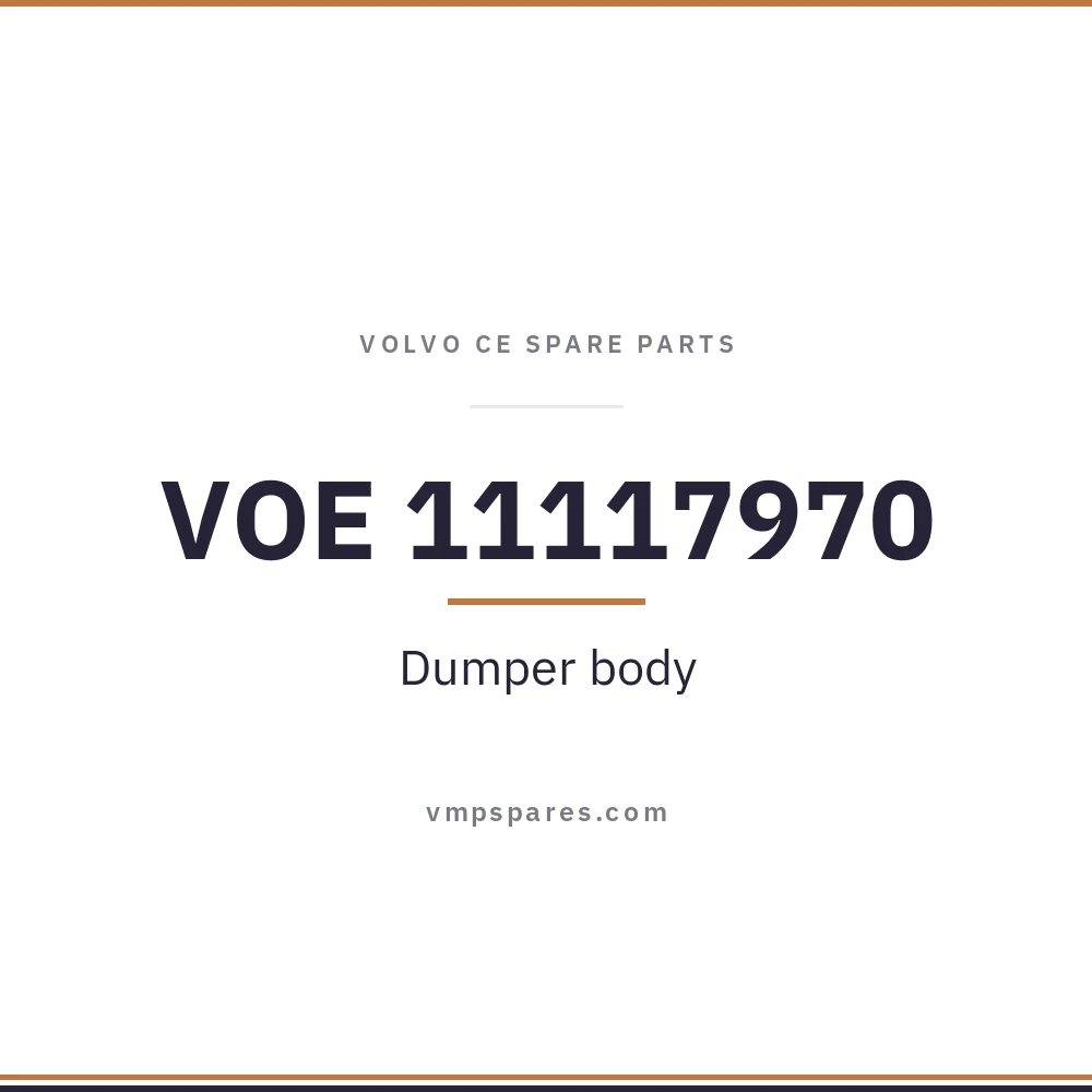 VOE 11117970 – Dumper body