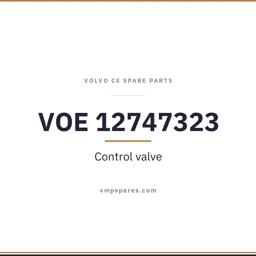 VOE 12747323 – Control valve