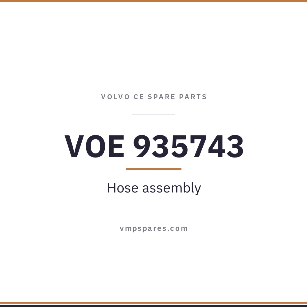 VOE 935743 – Hose assembly