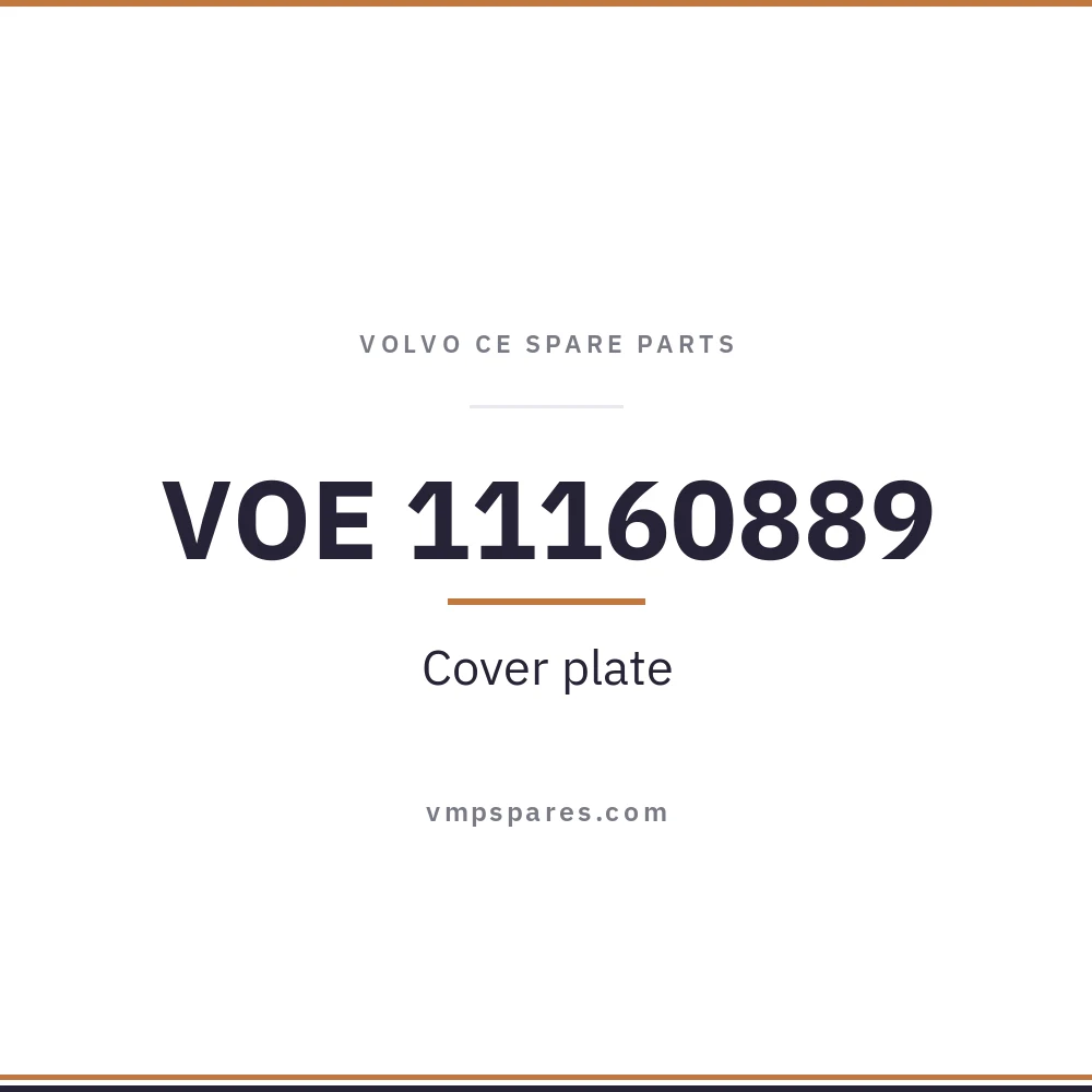 VOE 11160889 – Cover plate