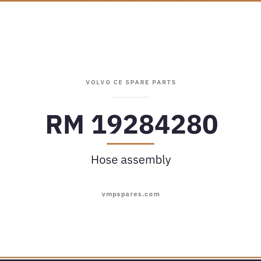 RM 19284280 – Hose assembly
