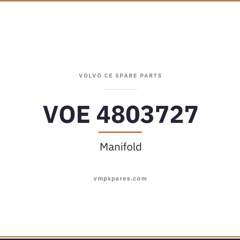 VOE 4803727 – Manifold