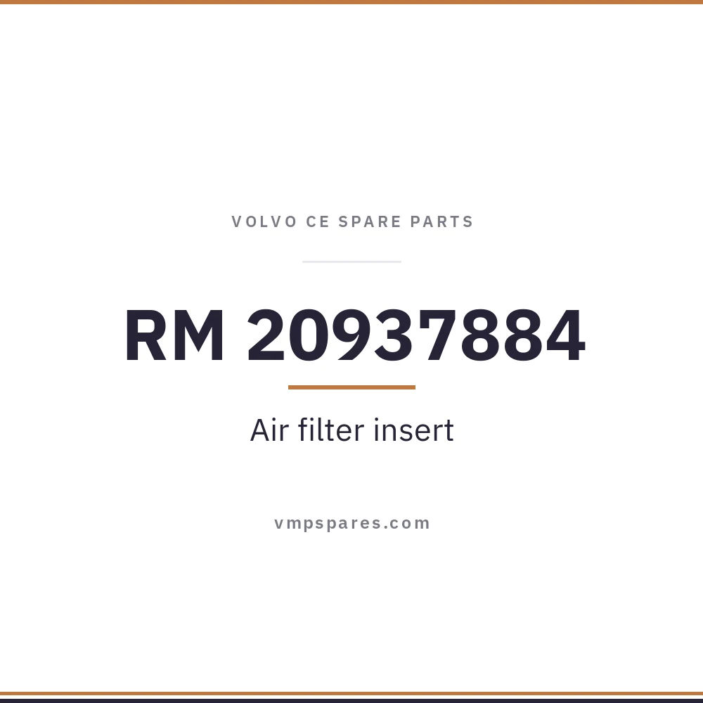 RM 20937884 – Air filter insert