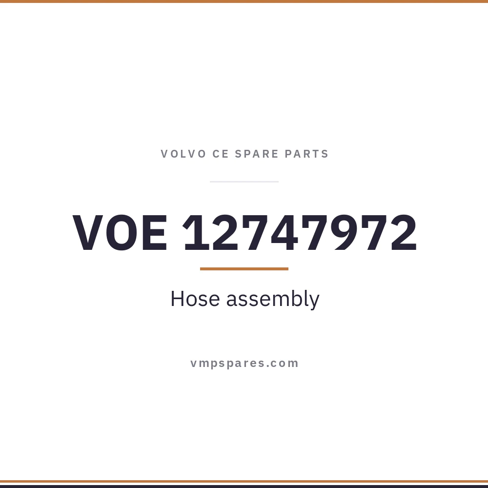 VOE 12747972 – Hose assembly