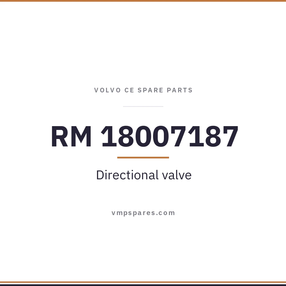 RM 18007187 – Directional valve