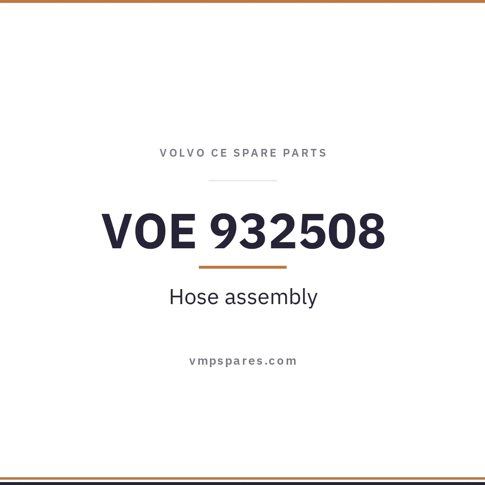 VOE 932508 – Hose assembly