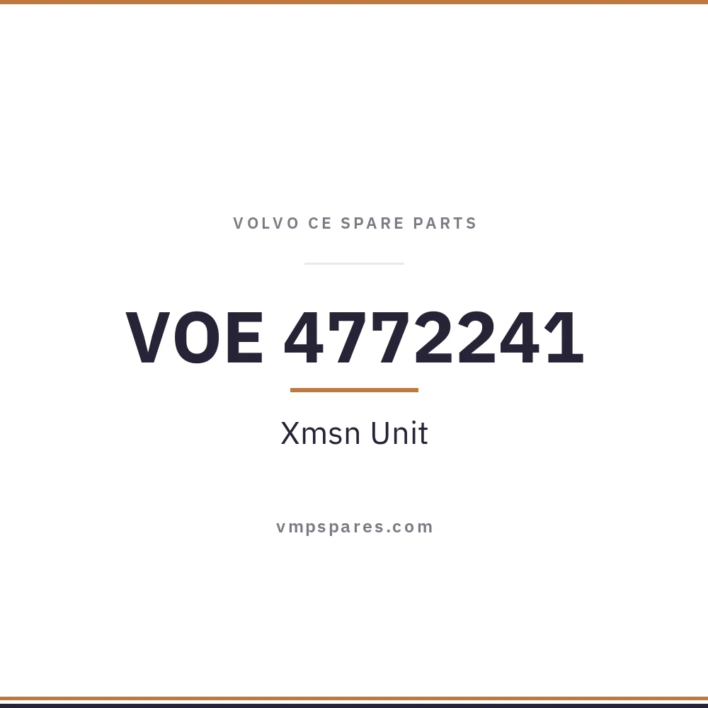 VOE 4772241 – Xmsn Unit