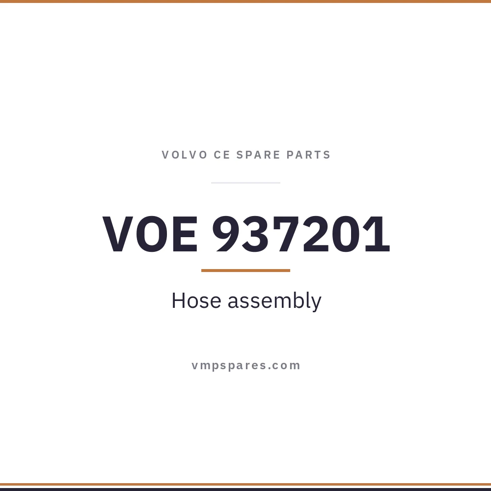 VOE 937201 – Hose assembly