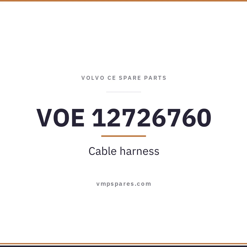 VOE 12726760 – Cable harness