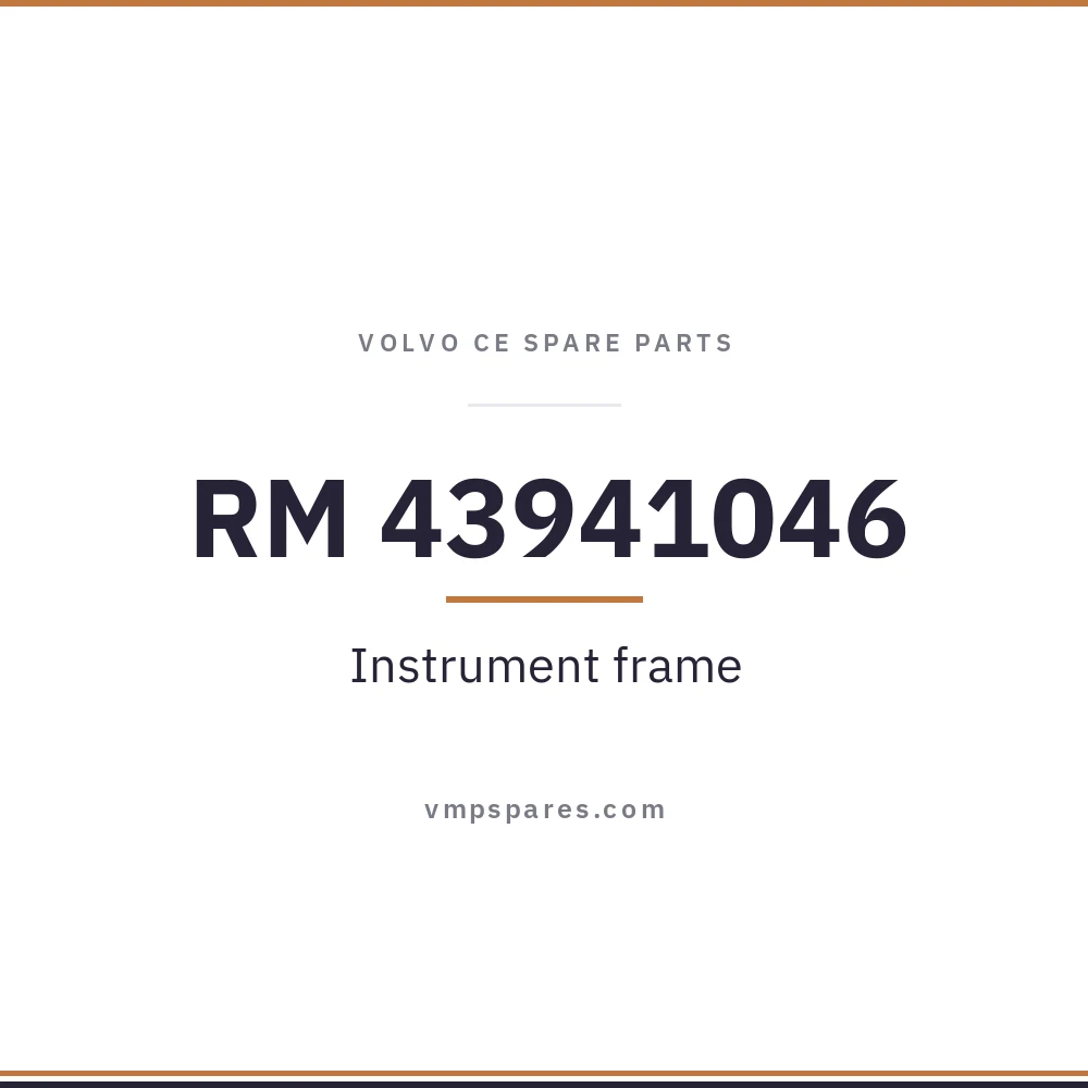 RM 43941046 – Instrument frame