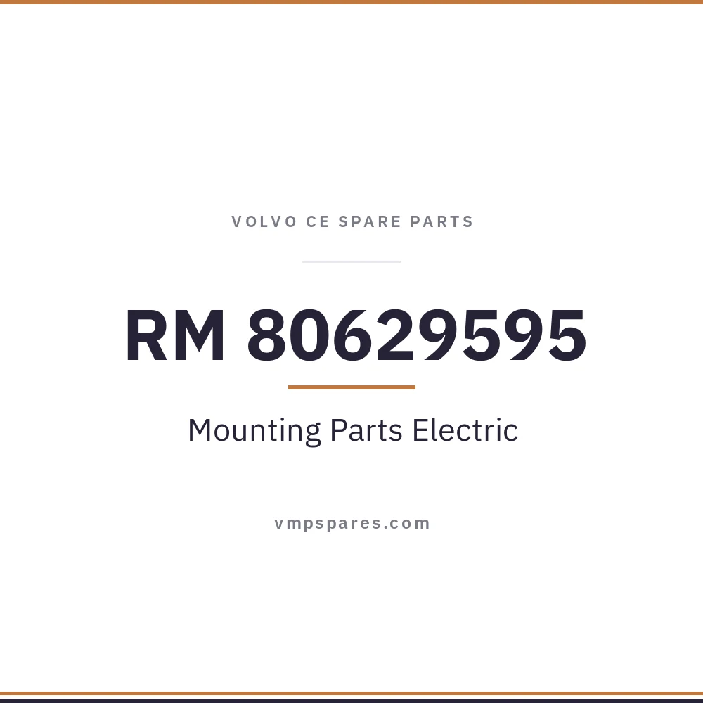 RM 80629595 – Mounting Parts Electric