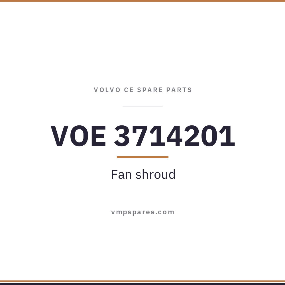 VOE 3714201 – Fan shroud