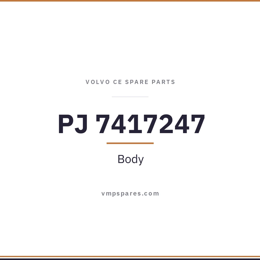 PJ 7417247 – Body