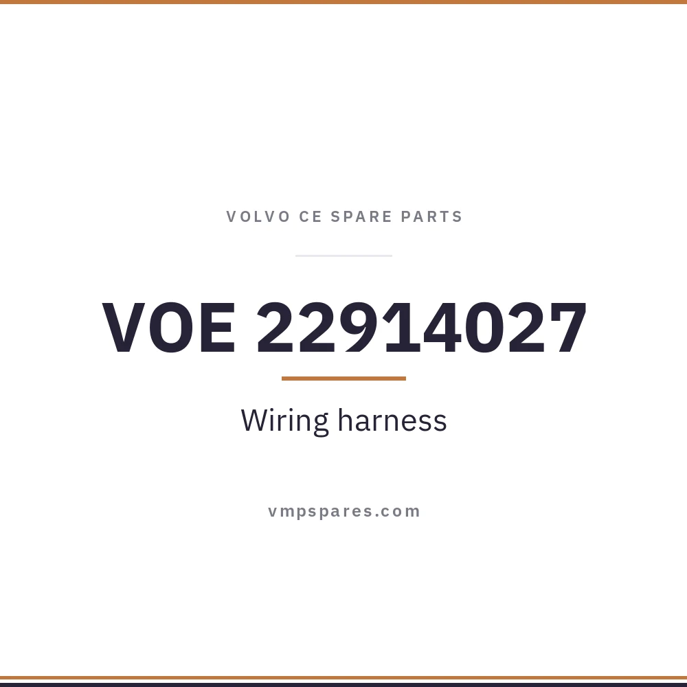 VOE 22914027 – Wiring harness