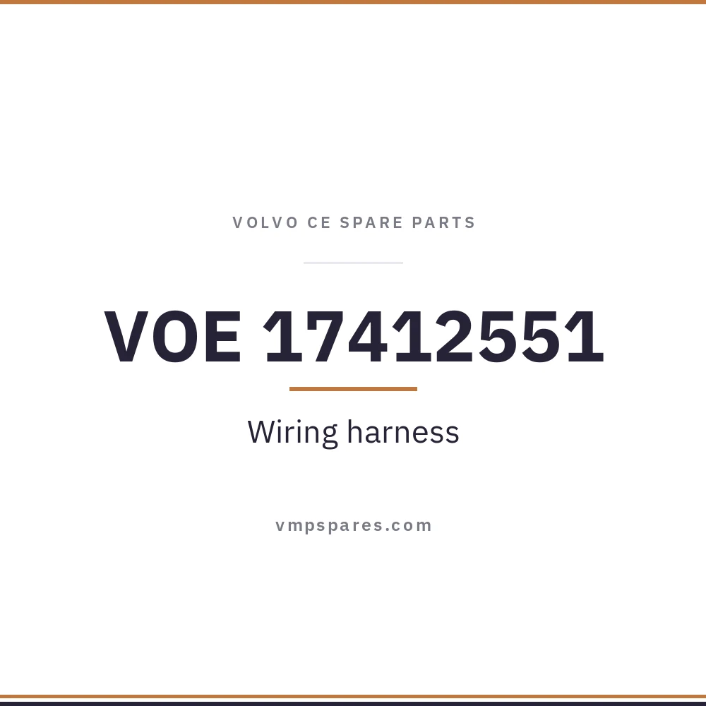 VOE 17412551 – Wiring harness