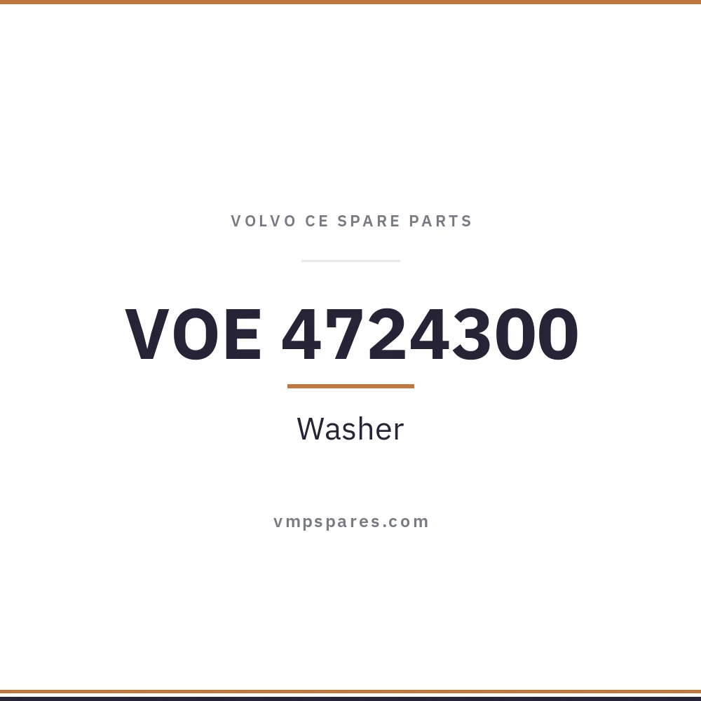 VOE 4724300 – Washer