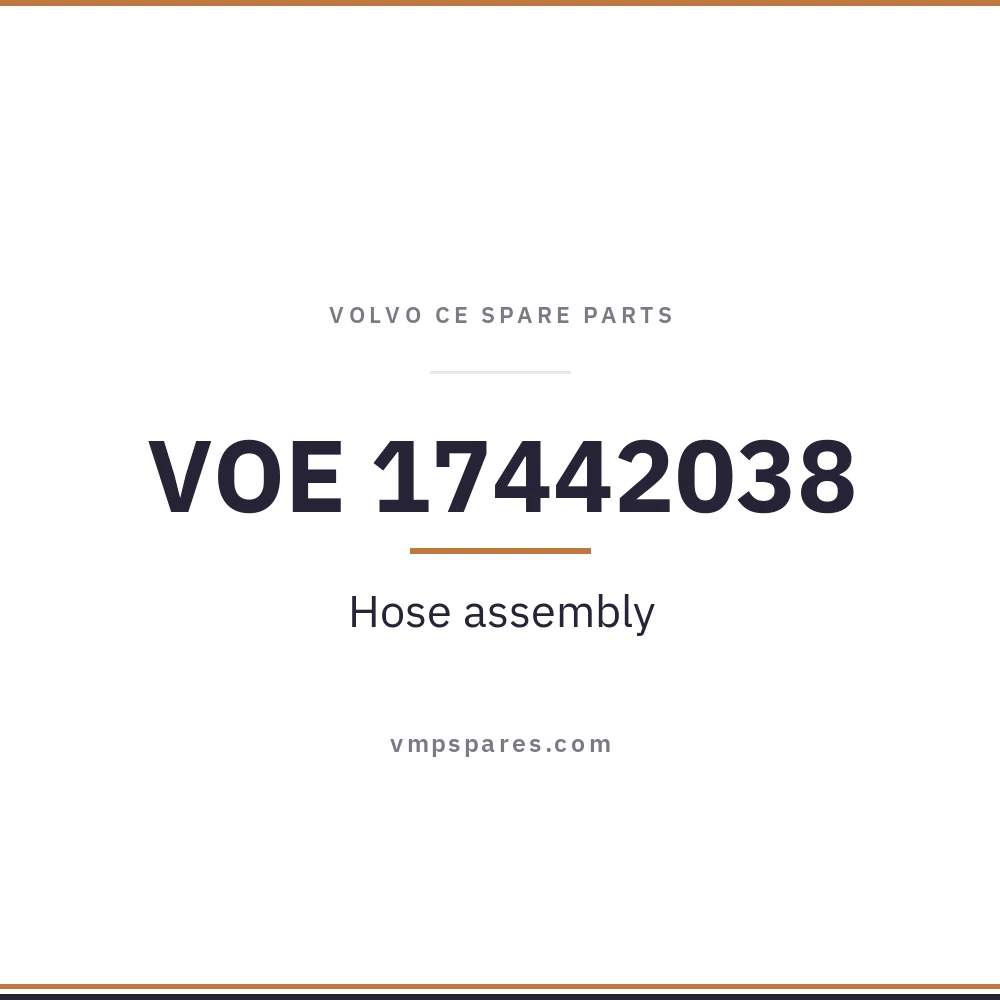 VOE 17442038 – Hose assembly