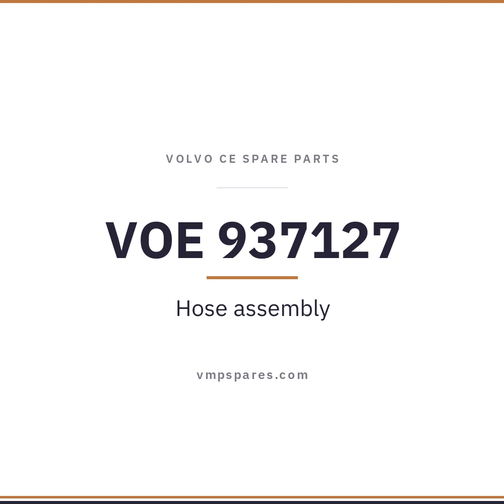VOE 937127 – Hose assembly