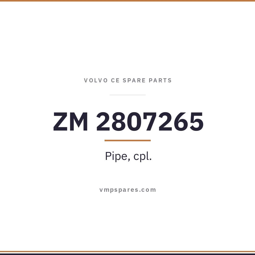 ZM 2807265 – Pipe, cpl.