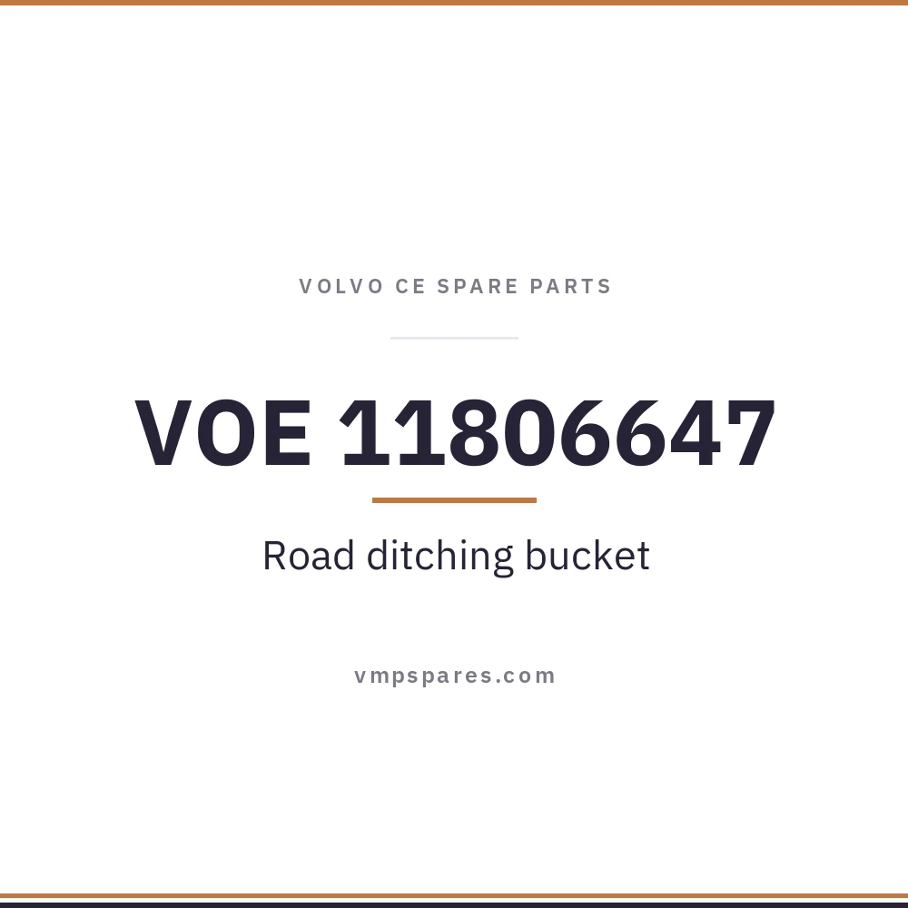 VOE 11806647 – Road ditching bucket