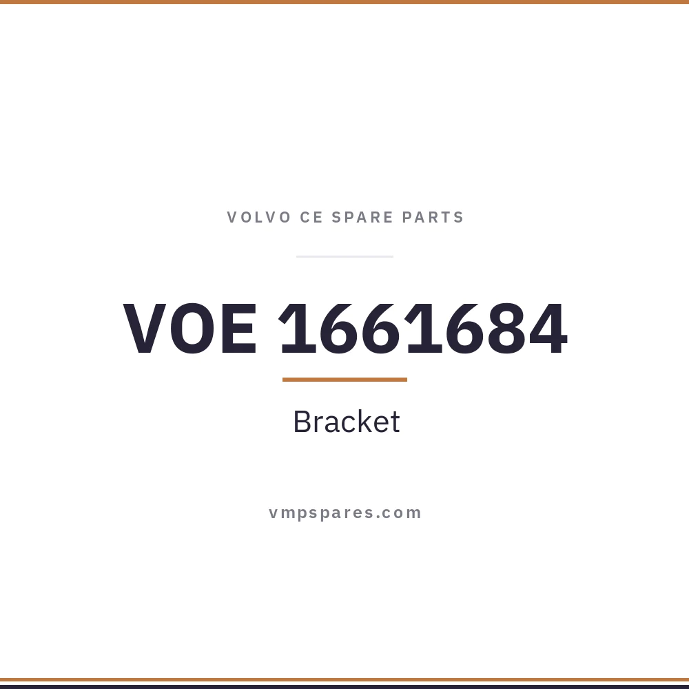 VOE 1661684 – Bracket