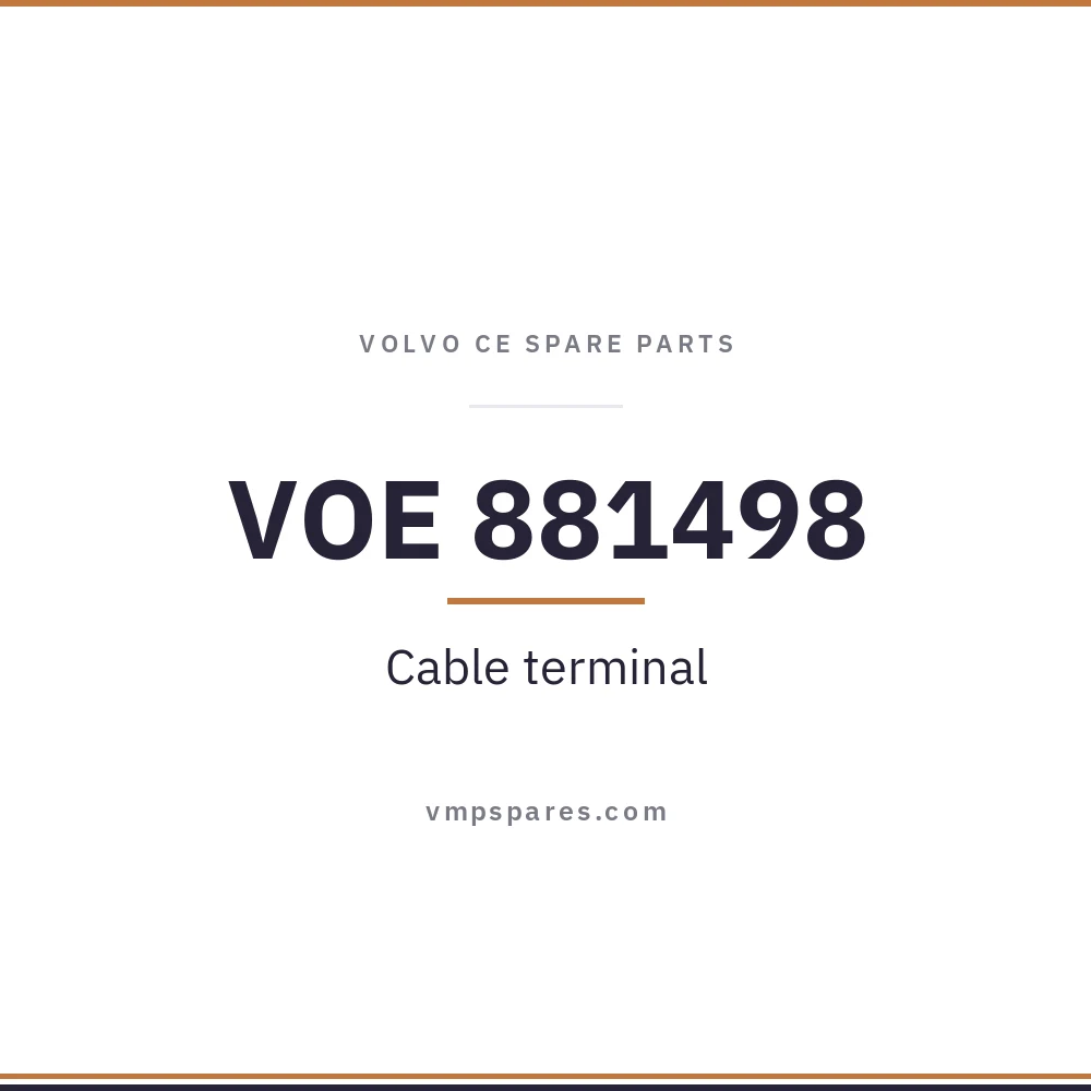 VOE 881498 – Cable terminal