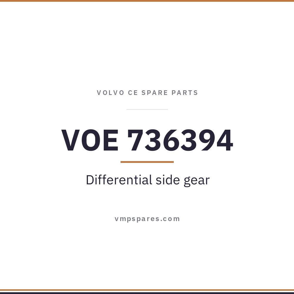 VOE 736394 – Differential side gear
