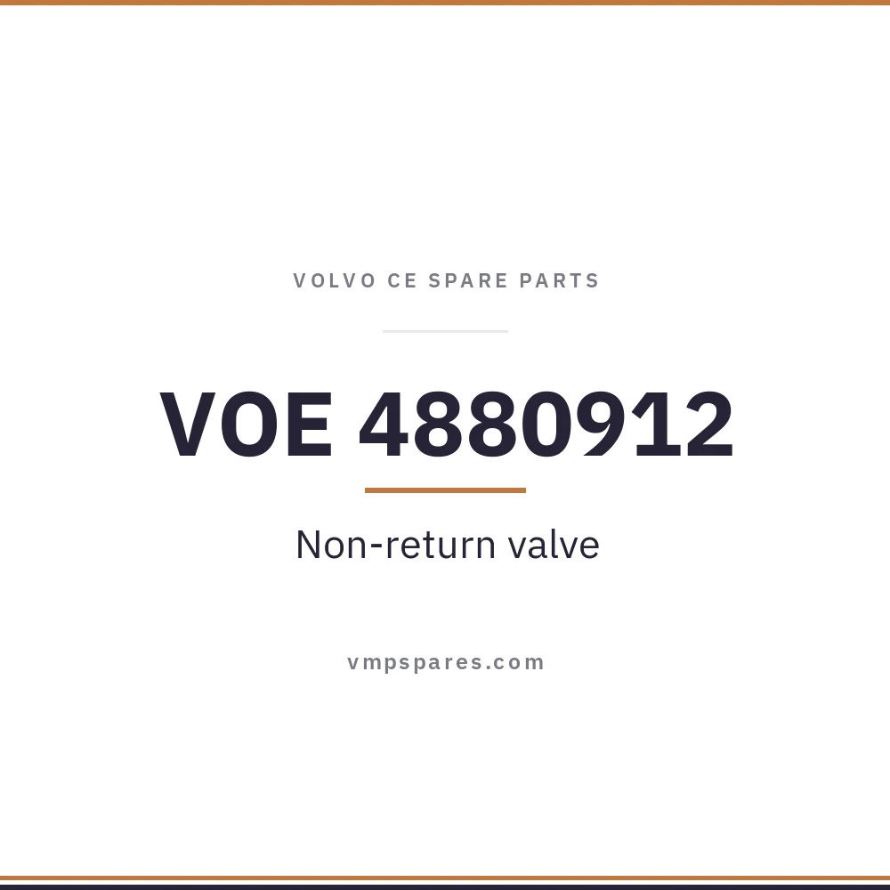 VOE 4880912 – Non-return valve