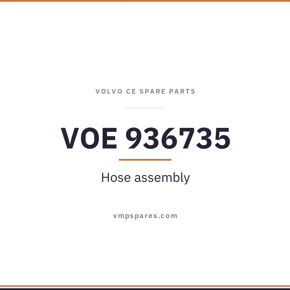 VOE 936735 – Hose assembly