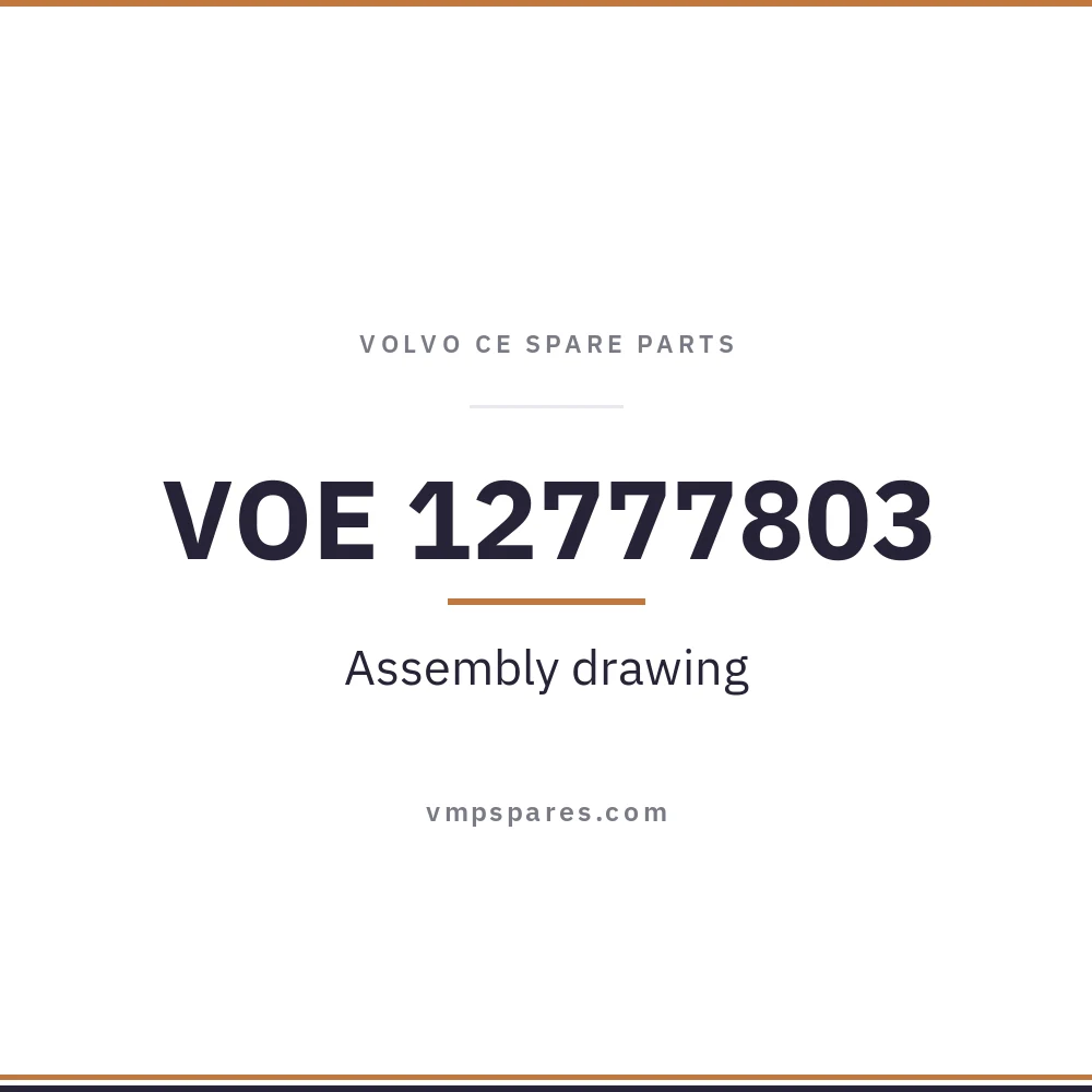 VOE 12777803 – Assembly drawing