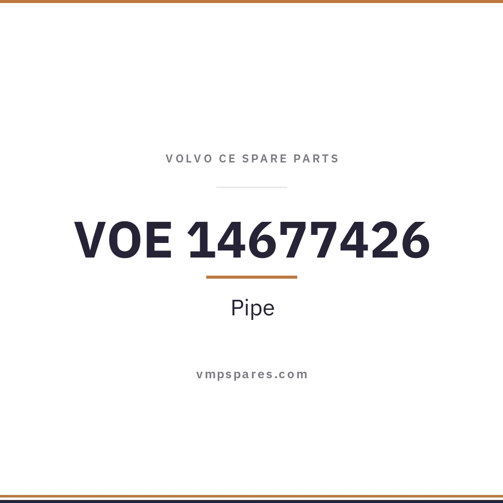 VOE 14677426 – Pipe
