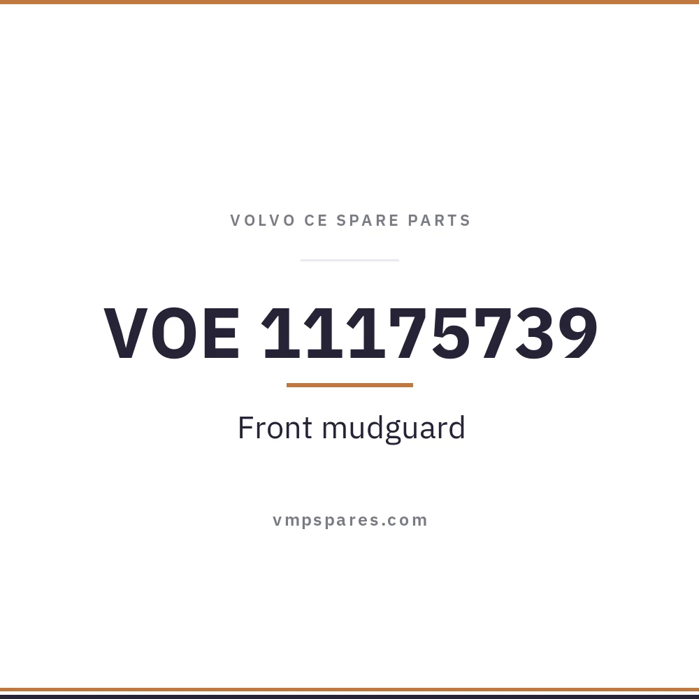 VOE 11175739 – Front mudguard