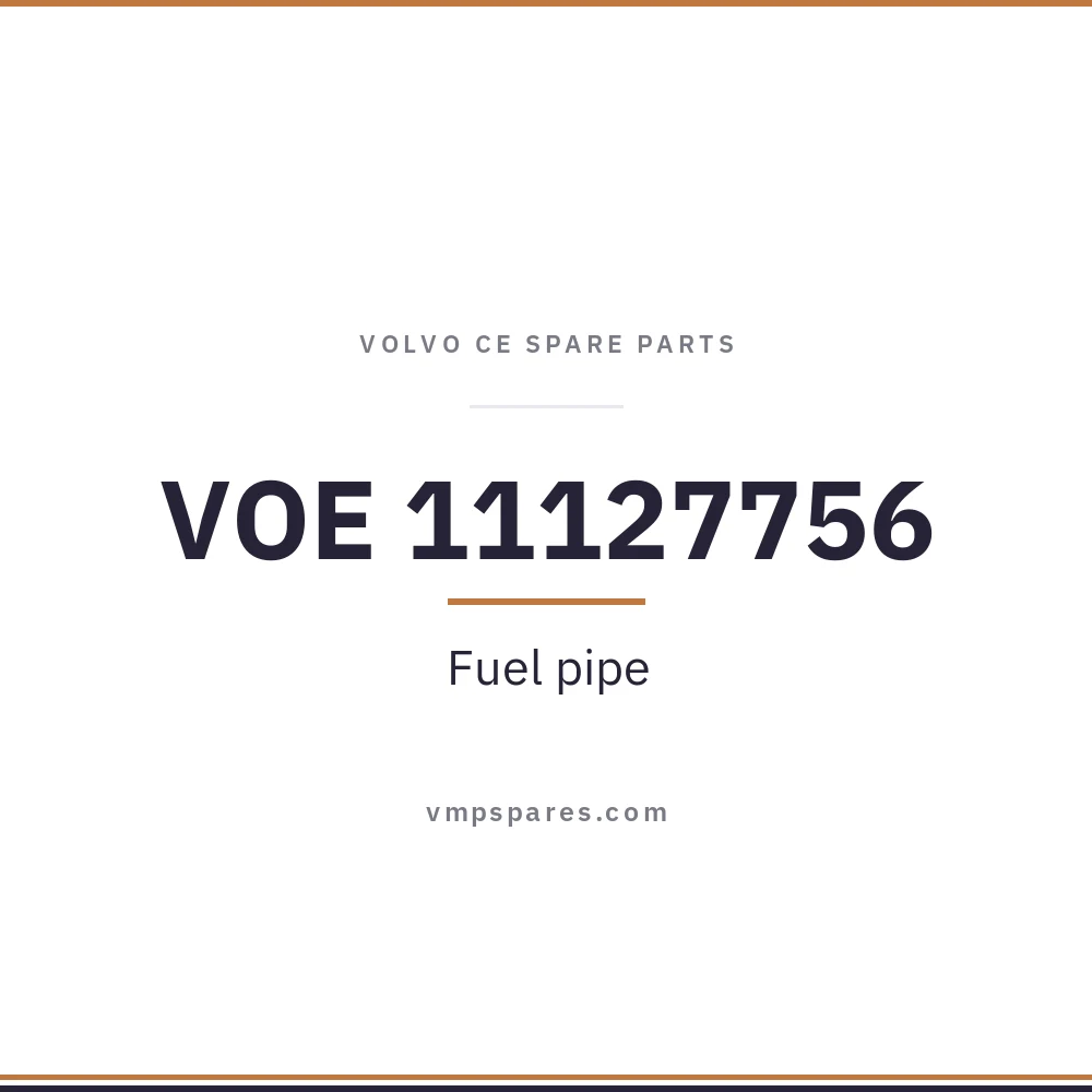 VOE 11127756 – Fuel pipe