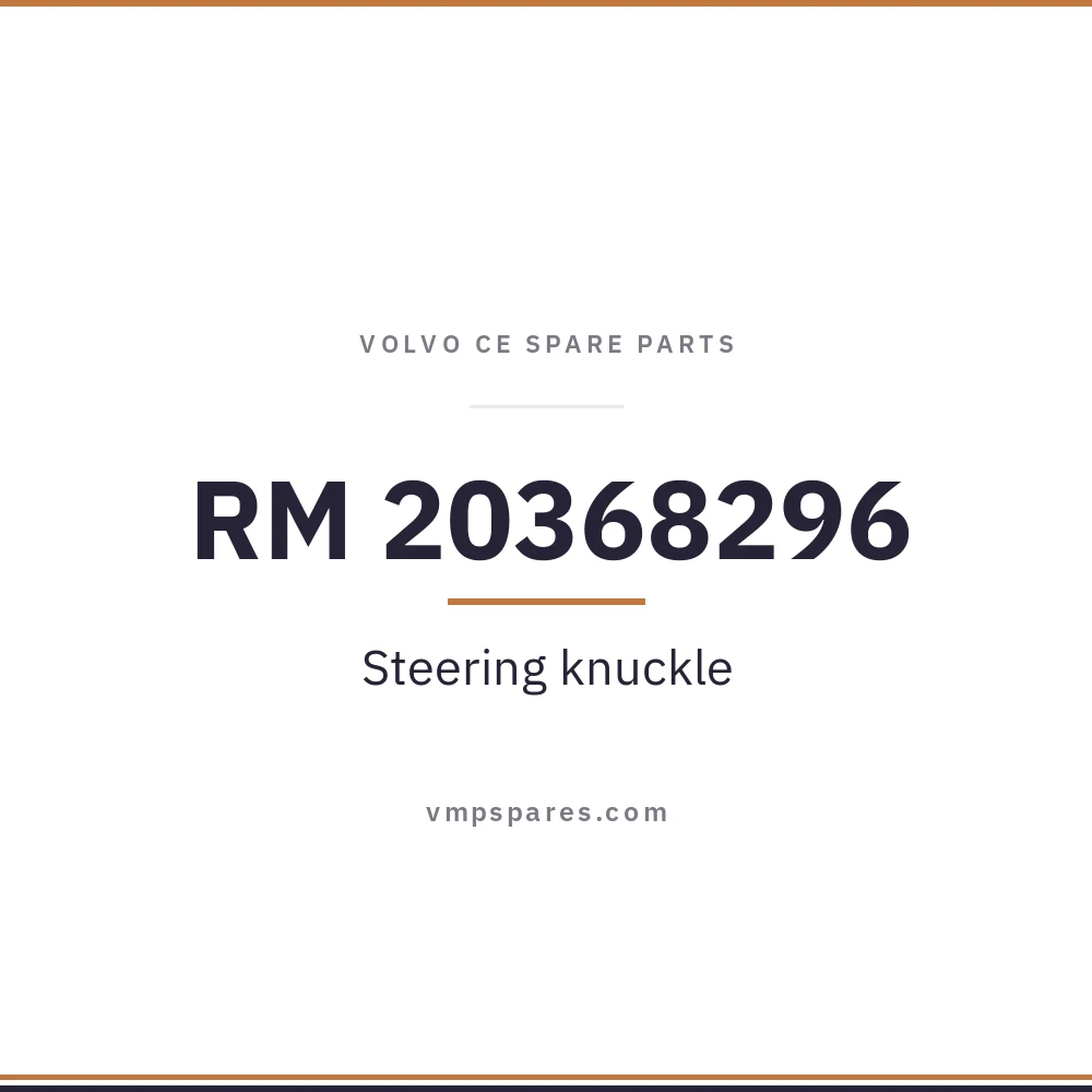 RM 20368296 – Steering knuckle
